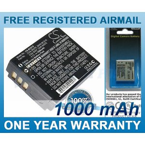 BATTERY FOR PANASONIC LUMIX DMC-TZ1EG-S LUMIX DMC-TZ11GK LUMIX DMC-TZ1EF-S LUMIX DMC-TZ5K
