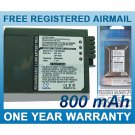 BATTERY FOR CANON DM-MV3 DM-MV3I DM-MV3IMC DM-MV3MC DM-MV4 DM-MV4I DM-MV4IMC ELURA 10 ELURA 10MC