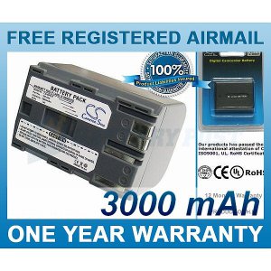 BATTERY FOR CANON DM-MV100X DM-MV100XI DM-MV30 DM-MV400 DM-MV430 DM-MV450 DM-MVX1I FV10 FV100 FV2