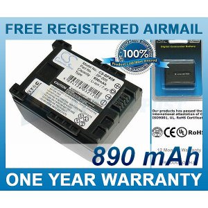 BATTERY FOR CANON VIXIA HF10 VIXIA HF11 VIXIA HF100 VIXIA HG20 VIXIA HG21 VIXIA FS10 VIXIA FS11