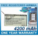 BATTERY FOR COWON PMP A2 20GB PMP A2 30GB PMP A3 60GB PMP A3 80GB