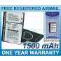 BATTERY FOR O2 XDA TERRA