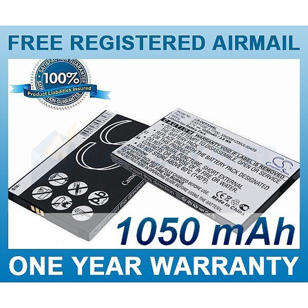 Batteria Sostitutiva Per Doro HandlePlus 326i, PhoneEasy 326, 326GSM, 328, 3.7V 1050mAh Li-ion, Nera - 2