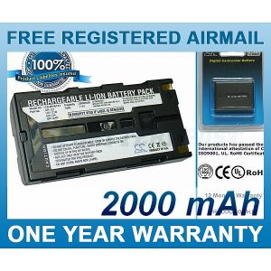 BATTERY FOR SANYO IDC-1000 IDC-1000Z IDC-1000ZU XACTI NV-HD500 XACTI NV-KD100 XACTI NV-DV35