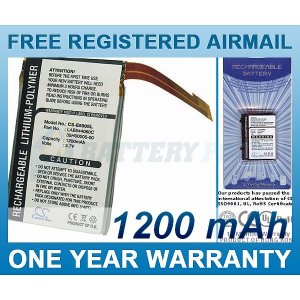 BATTERY FOR AUDIOVOX THERA POCKET PC MAESTRO PDA1032S PDA-1032