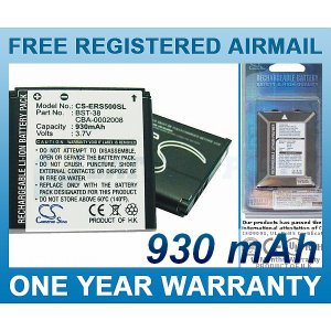BATTERY SONY ERICSSON BST-38