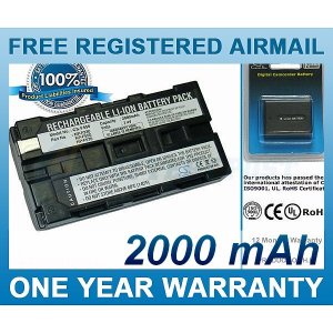 BATTERY FOR SONY CCD-TRV41 DCR-TRU47E MVC-FD81 CCD-TR3300E CCD-TR76 CCD-TRV71 DCR-TRV203 GV-D200