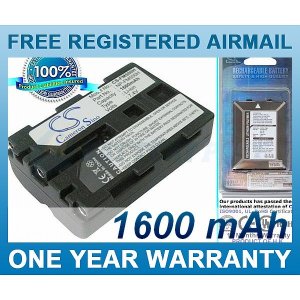 BATTERY FOR SONY DSLR-A100 DSLR-A200 DSLR-A300 DSLR-A350 DSLR-A700 DSLR-A100W/B DSLR-A100K
