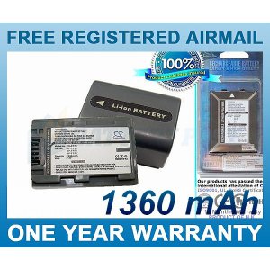 BATTERY SONY NP-FP70 NP-FP60 NP-FP71
