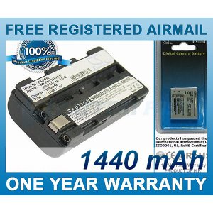 BATTERY FOR SONY CCD-CR1E CYBER-SHOT DSC-P20 CYBER-SHOT DSC-F505K CYBER-SHOT DSC-F55V