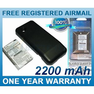 EXTENDED BATTERY HTC DREA160 35H00106-01M 35H00106-02M BA S370
