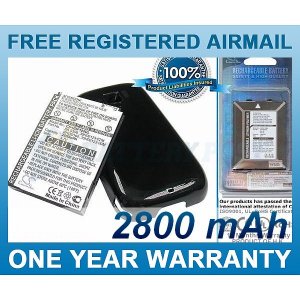 EXTENDED BATTERY FOR HTC TOUCH PRO 2 TOUCH PRO II T7373 RHOD100