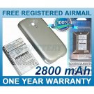 BATTERY FOR HTC TOUCH PRO 2 TOUCH PRO II T7373 RHOD100