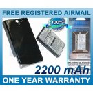 EXTENDED BATTERY FOR HTC TOUCH DIAMOND 2 TOPAZ 100 T5353