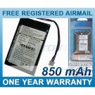 BATTERY FOR NAVMAN F20 F20 EURO F30 F35 F40 F40 EURO F45 F50