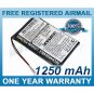 BATTERY FOR GARMIN NUVI 200 NUVI 200W NUVI 205 205T NUVI 205W NUVI 250 NUVI 205WT NUVI 255 NUVI 255T
