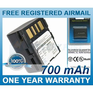 BATTERY FOR JVC GR-D240 GR-D246 GR-D247 GR-D250 GR-D250U GR-D250US GR-D270 GR-D270US GR-D271US