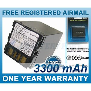 BATTERY FOR JVC GR-D240 GR-D246 GR-D247 GR-D250 GR-D250U GR-D250US GR-D270 GR-D270US GR-D271