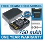BATTERY JVC BN-VF908 BN-VF908U BN-VF908US WITHOUT CABLE