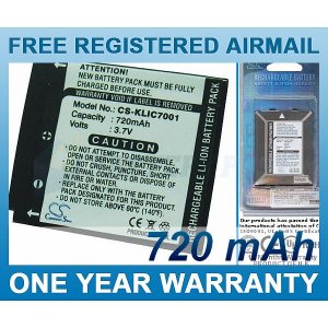 BATTERY FOR KODAK EASYSHARE M340 EASYSHARE M341 EASYSHAREE M1063 EASYSHARE M763 EASYSHARE V705