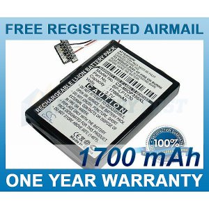 EXTENDED BATTERY FOR NAVMAN PIN PRAKTIKER LOOXMEDIA 6500