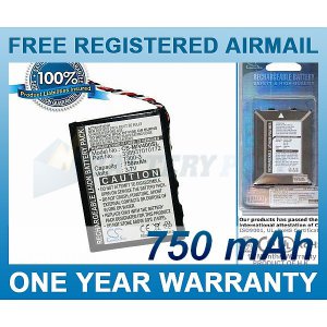 BATTERY FOR MITAC MIO MOOV 400 MIO MOOV 405