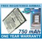 BATTERY MOTOROLA BD50 SNN5796A SNN5796