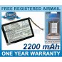 BATTERY FOR MAGELLAN MAESTRO 4200 MAESTRO 4210 MAESTRO 4220 MAESTRO 4250