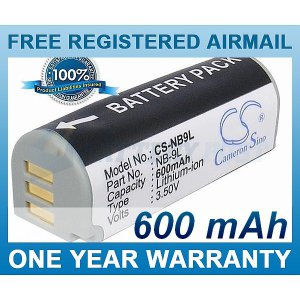 BATTERY FOR CANON SD4500IS IXUS 1000 HS IXY50S