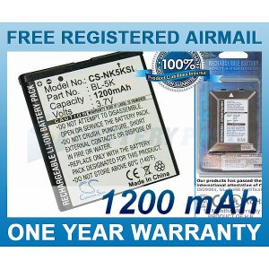 BATTERY NOKIA BL-5K
