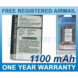 BATTERY FOR NOKIA 2115I 2116 2116I 2125 2125I 2126I 2855 3152 3155 3155I 6012 6015 6015I 6016I 6019I