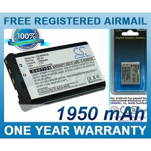 BATTERY FOR CASIO EXILIM EX-H10 EXILIM EX-FH100 EXILIM EX-FH100BK EXILIM EX-H10BK EXILIM EX-H15