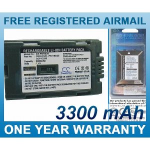 BATTERY FOR HITACHI DZ-MV200A DZ-MV200E DZ-MV208E DZ-MV230A DZ-MV230E DZ-MV250 DZ-MV270A DZ-MV270E