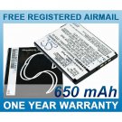 BATTERY FOR SHARP SH-06A SH-07A