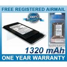 BATTERY FOR SIRIUS STILETTO SL10 SL100 STILETTO 10 (SL10PK1) STILETTO 100 SL100PK1