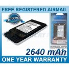 BATTERY FOR SIRIUS STILETTO SL10 SL100 STILETTO 10 (SL10PK1) STILETTO 100 SL100PK1