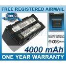 BATTERY FOR PANASONIC AG-EZ30P NV-DX100 NV-DJ100 PV-SD4090 AG-EZ1 PV-DV700 NV-DX110EG NV-DS5EN