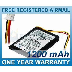 BATTERY FOR TOMTOM ONE ONE EUROPE ONE REGIONAL RIDER ONE XL EUROPE ONE XL DACH TML ONE 3RD EDITION