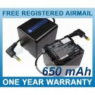 BATTERY PANASONIC VW-VBN130 VW-VBN130E VW-VBN130E-K