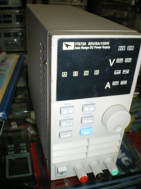 Digital RS232 Programmable DC power supply IT6720 60V 5A 100W Lab Grade