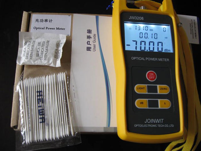 Portable Optical Power Meter JW3208A -70 to +3dBm