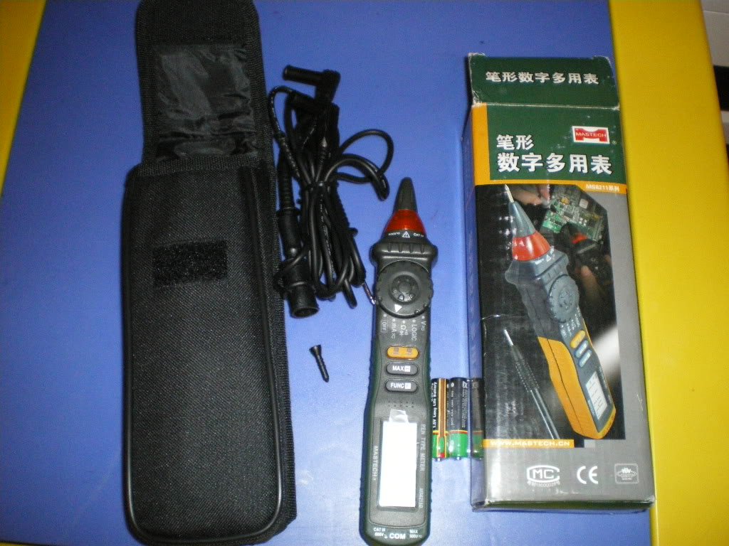 MS8211D Pen Digital Multimeter Meter Voltmeter Probe