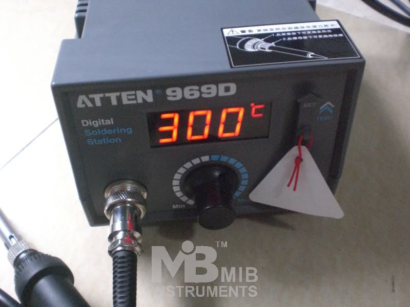AT969D Soldering Station w/LCD temperature displaly New