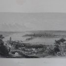 LOMBARDIA view of Mantova 1860circa