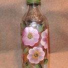 Hand Painted Glass Olive Oil Jar