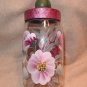 Hand Painted Glass Jar