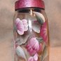 Hand Painted Glass Jar