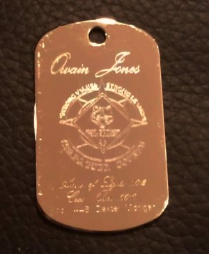 24K Gold Dog Tag
