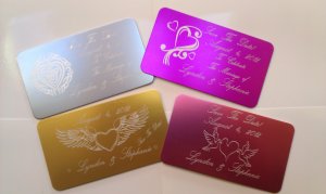 Save The Date Cards, Engraved set of 100