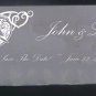100 Save The Date Tags, Engraved Key Tags